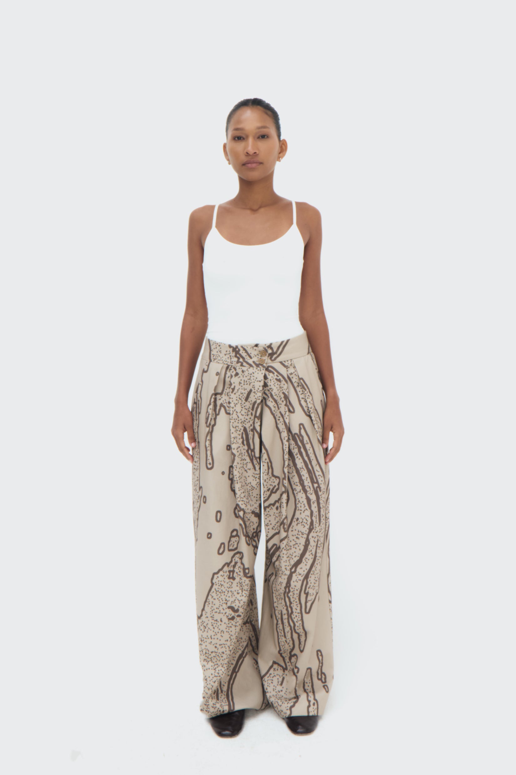 Laha Double Pleated Trousers