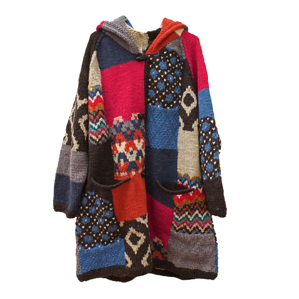 Patchwork coat