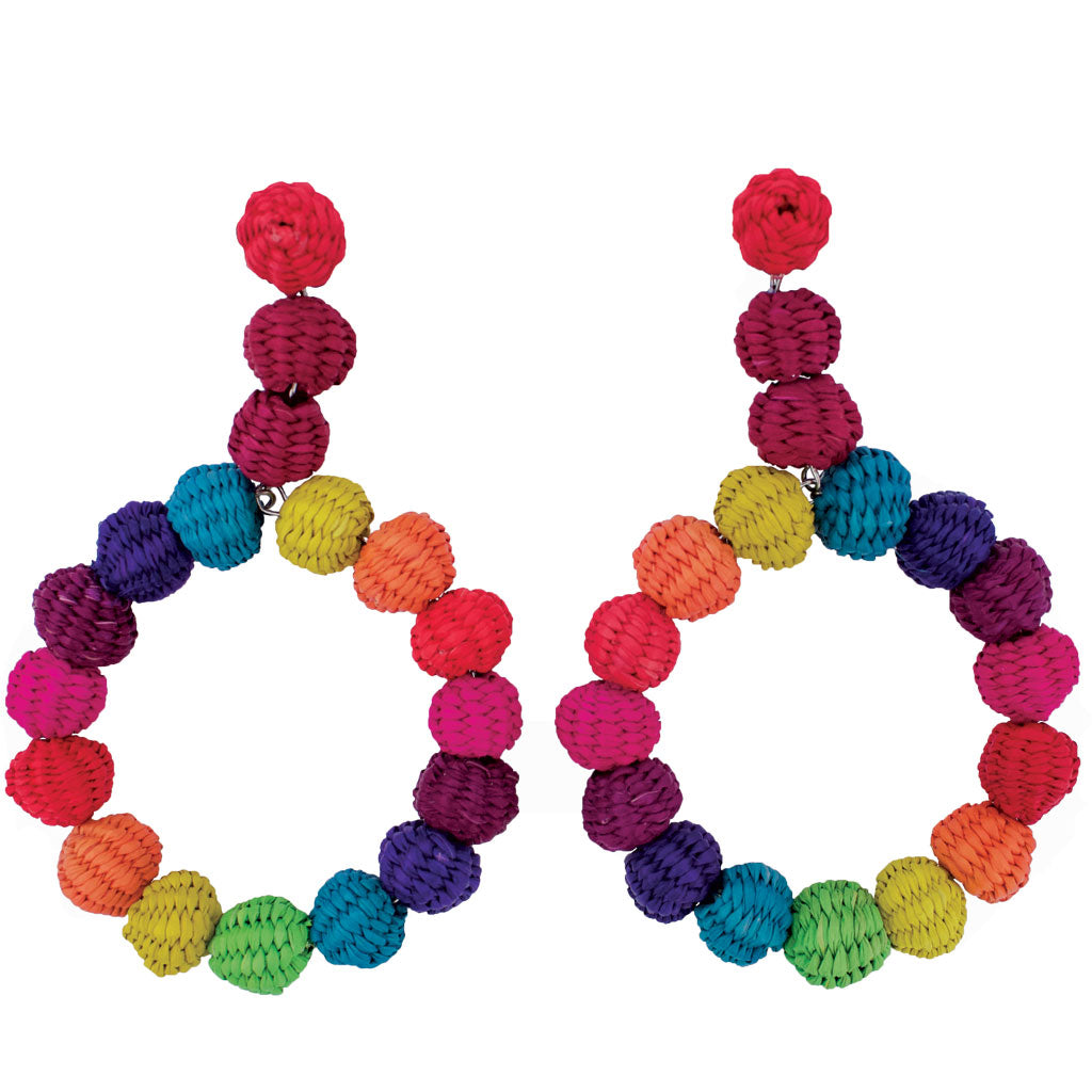 Toquilla Straw Marimba Hoops