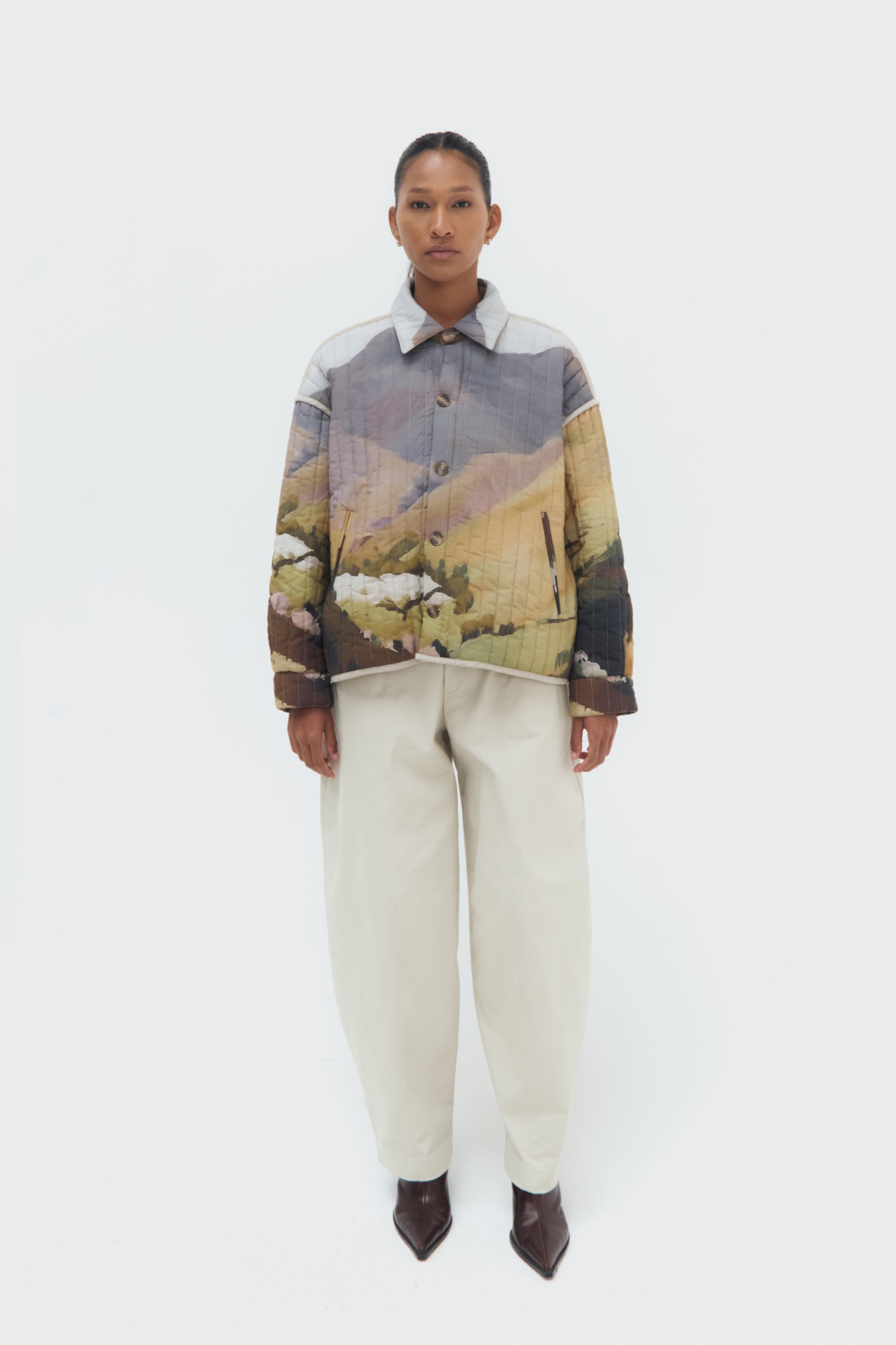 Complete View arenal quilted jacket