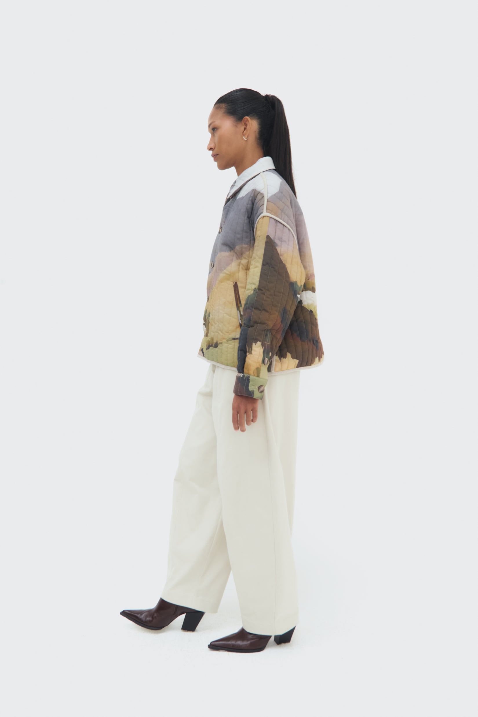 Side View arenal quilted jacket
