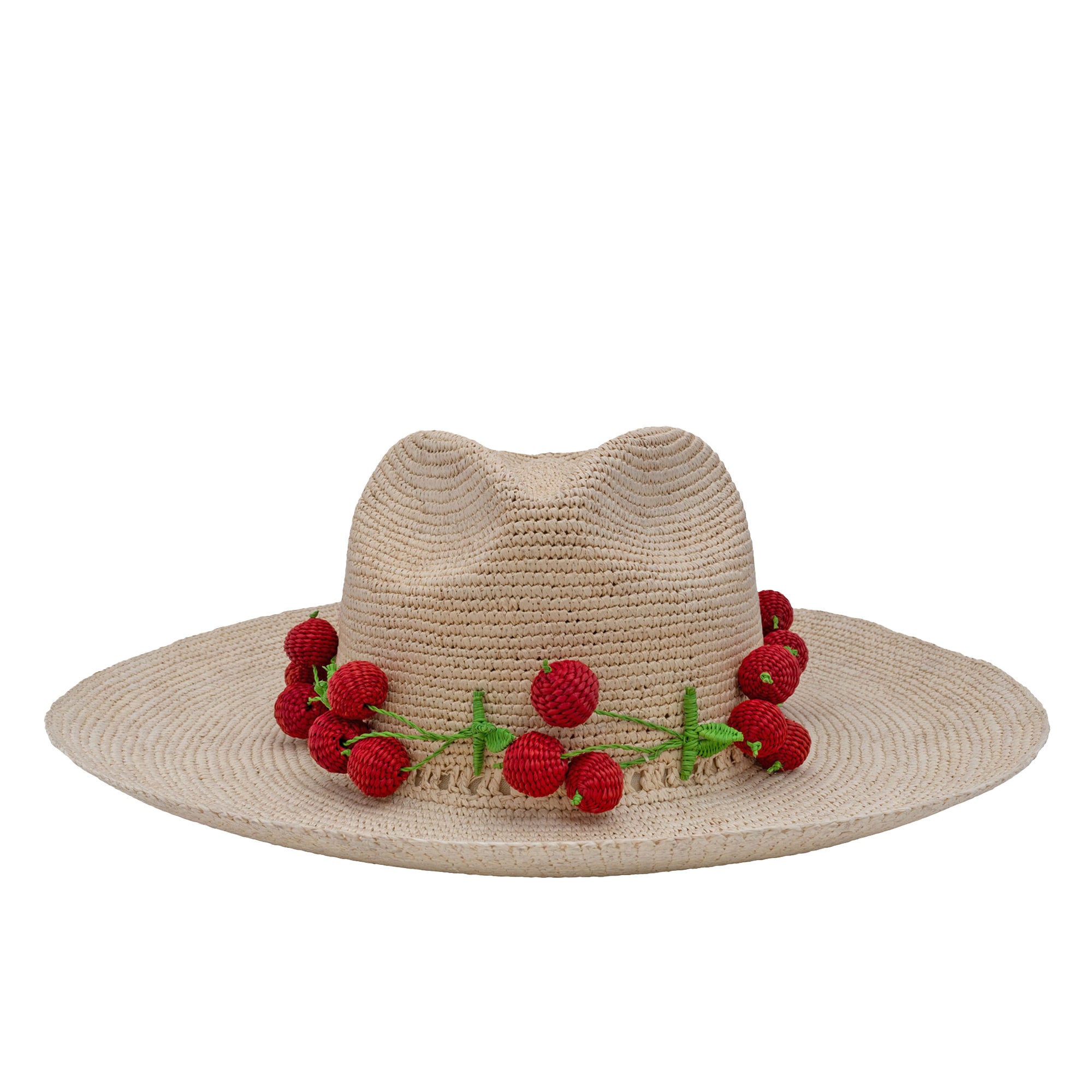 Cherry Straw Hat