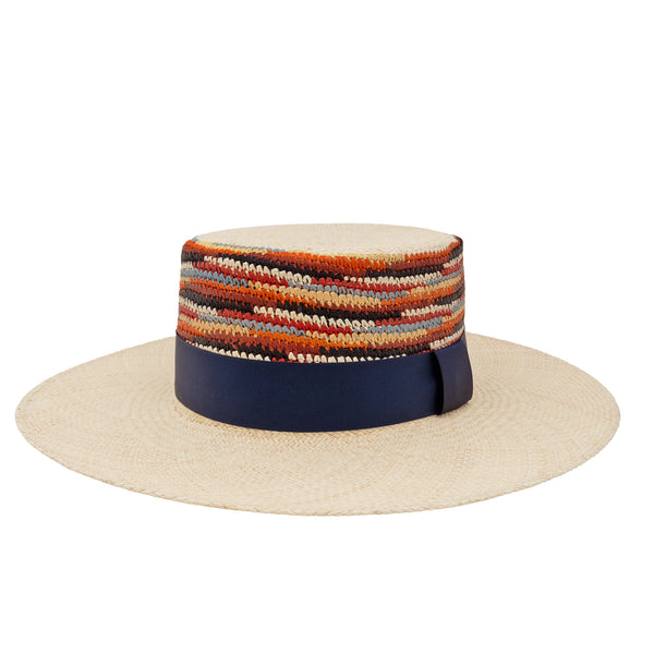 Multicolored Straw Hat