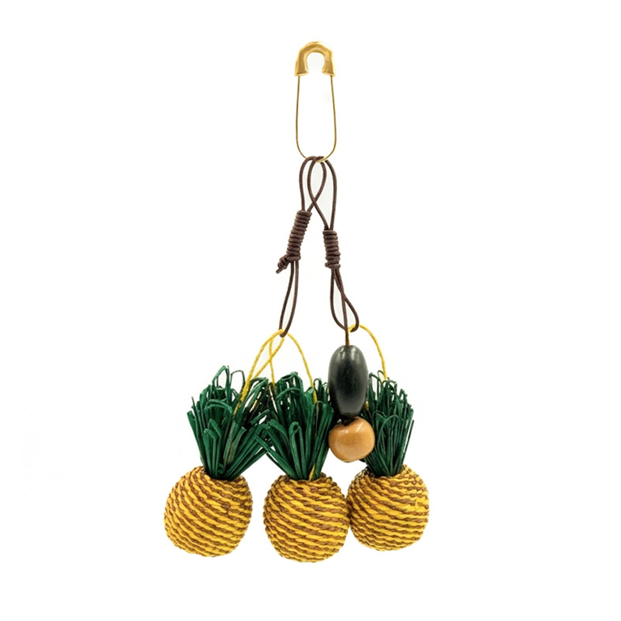 Piñas Toquilla Straw  Bag Charm