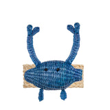 Toquilla Straw Blue Crab Napkin Rings