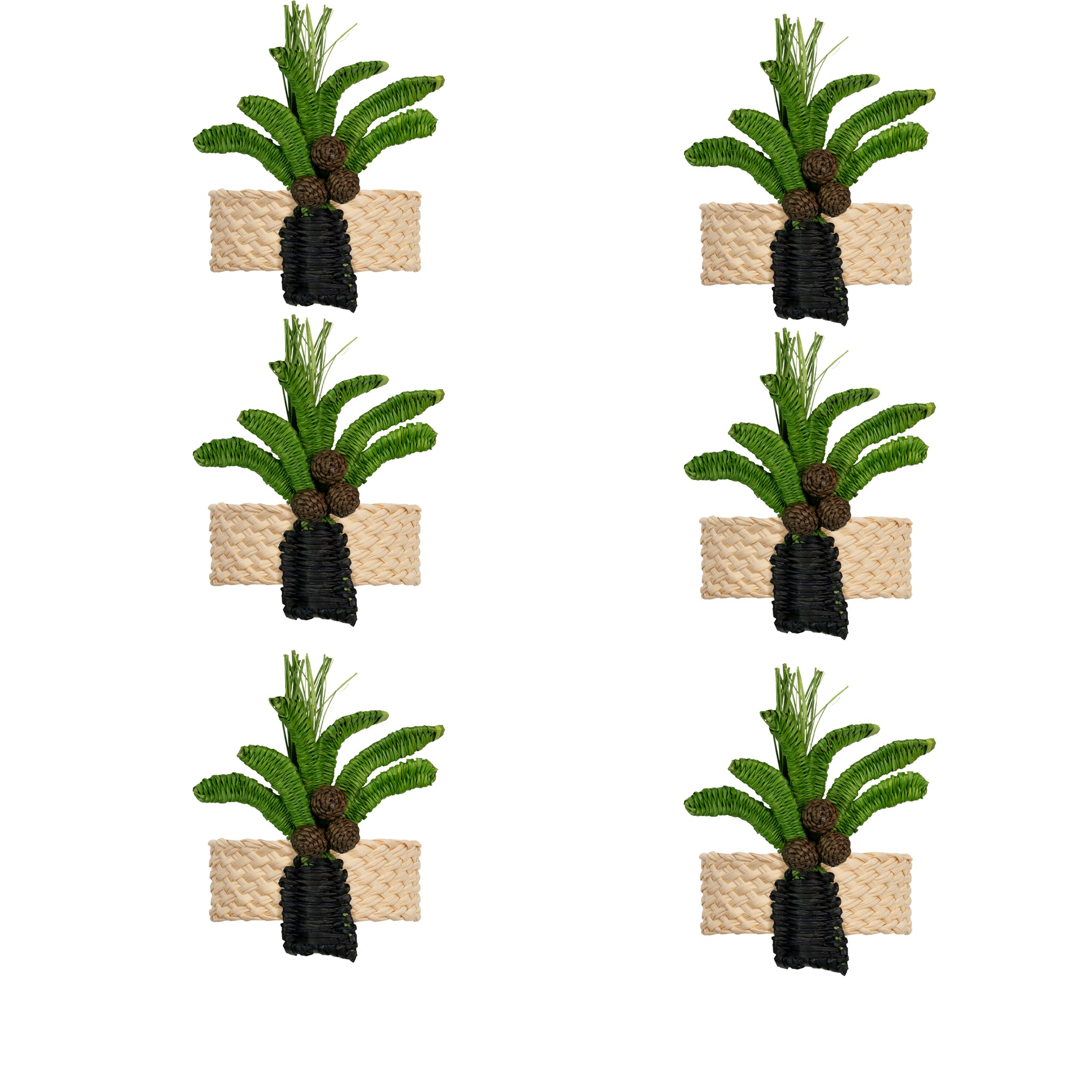 toquilla palm plant Toquilla Straw Palm Tree Napkin Rings