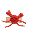 Toquilla Straw Red Crab Napkin Rings