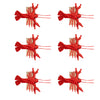 Toquilla Straw Red Lobster Napkin Rings