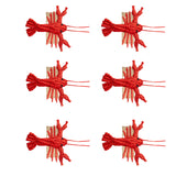 Toquilla Straw Red Lobster Napkin Rings