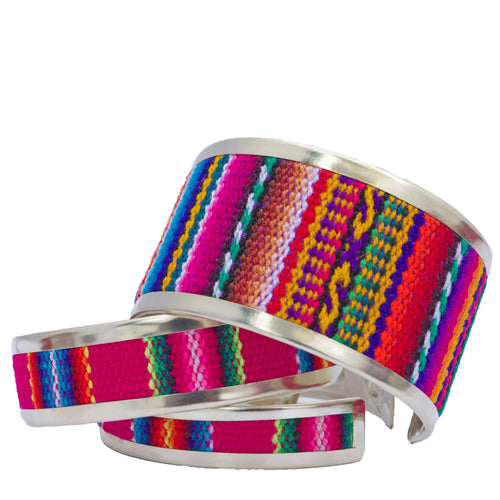 Stripped Andean Collection Cuffs
