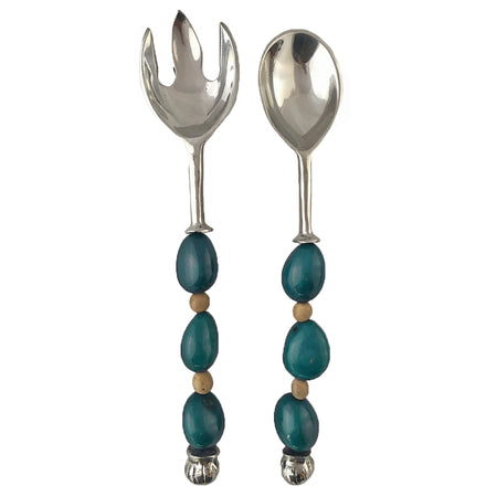 Pewter and Tagua Small Serving Set