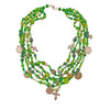 Contemporary Green  Hualcas Necklace