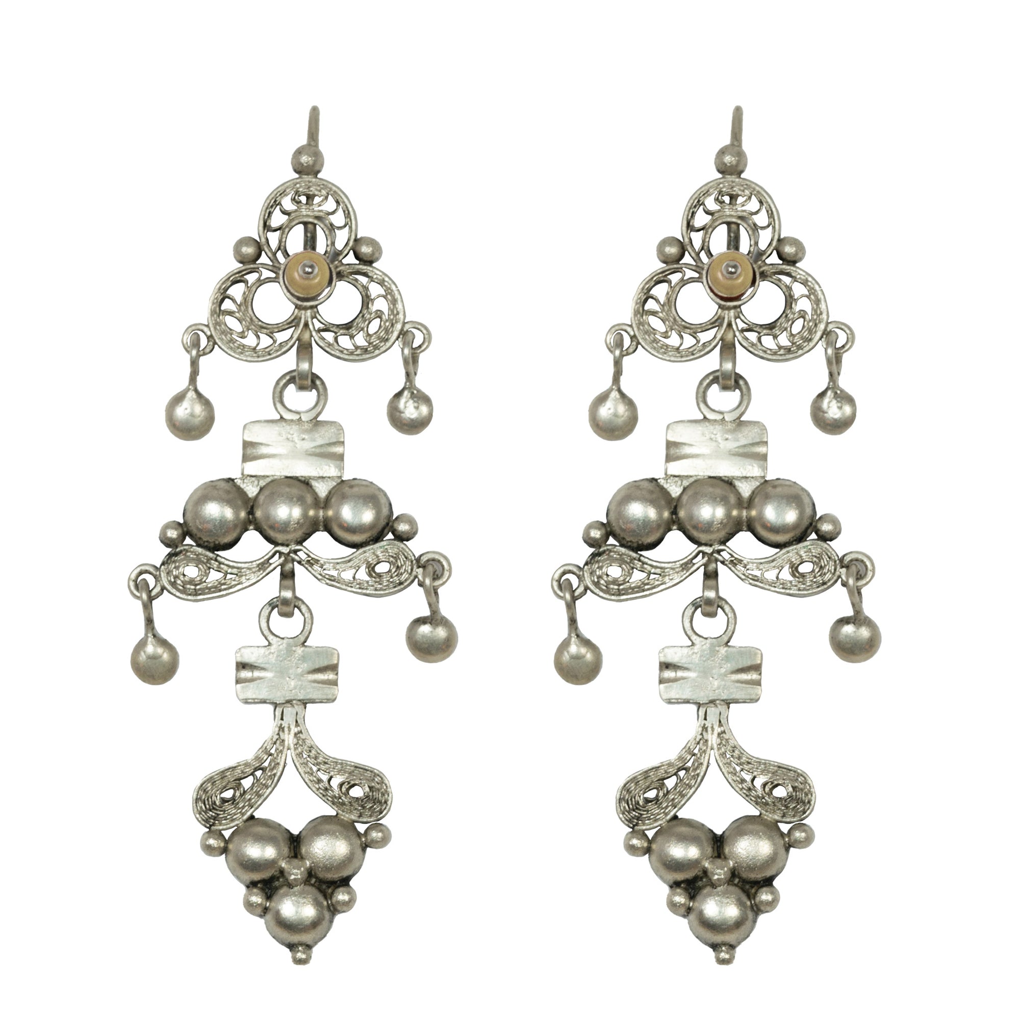 Filigree Pearl Palmas Earrings