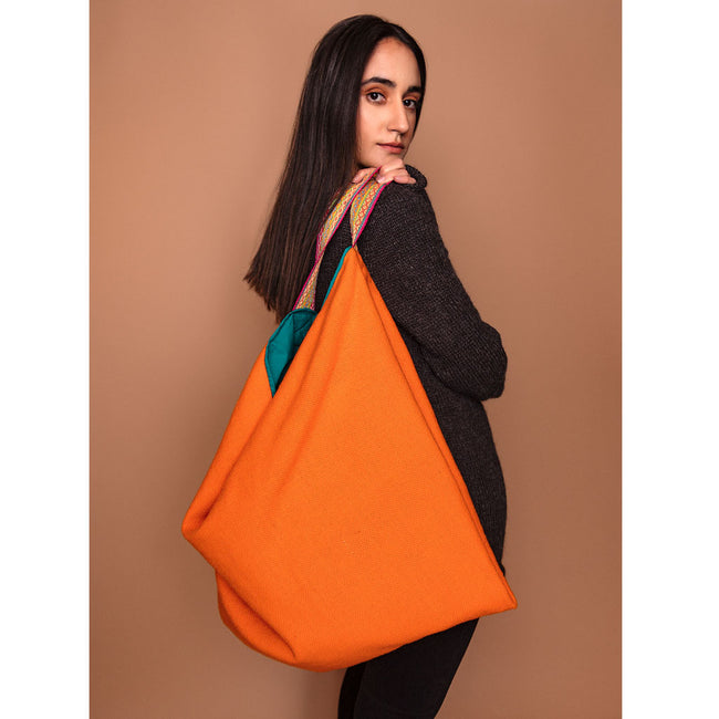 Orange Peguche Tote Bag