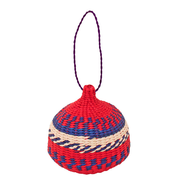 Toquilla Straw Christmas Ornaments