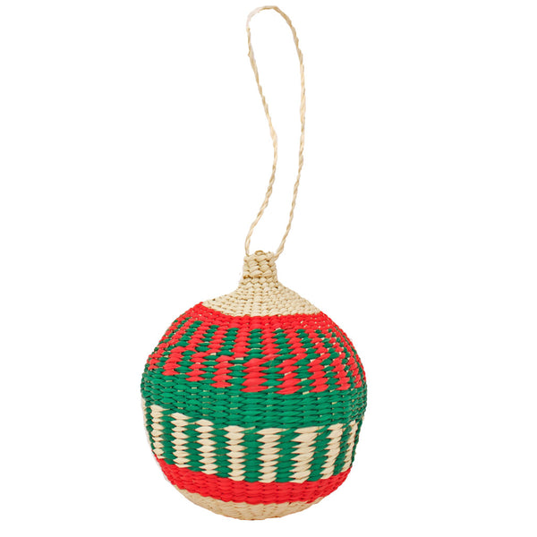 Toquilla Straw Christmas Ornaments