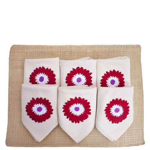Flora Toquilla Placemat and Napkin Set